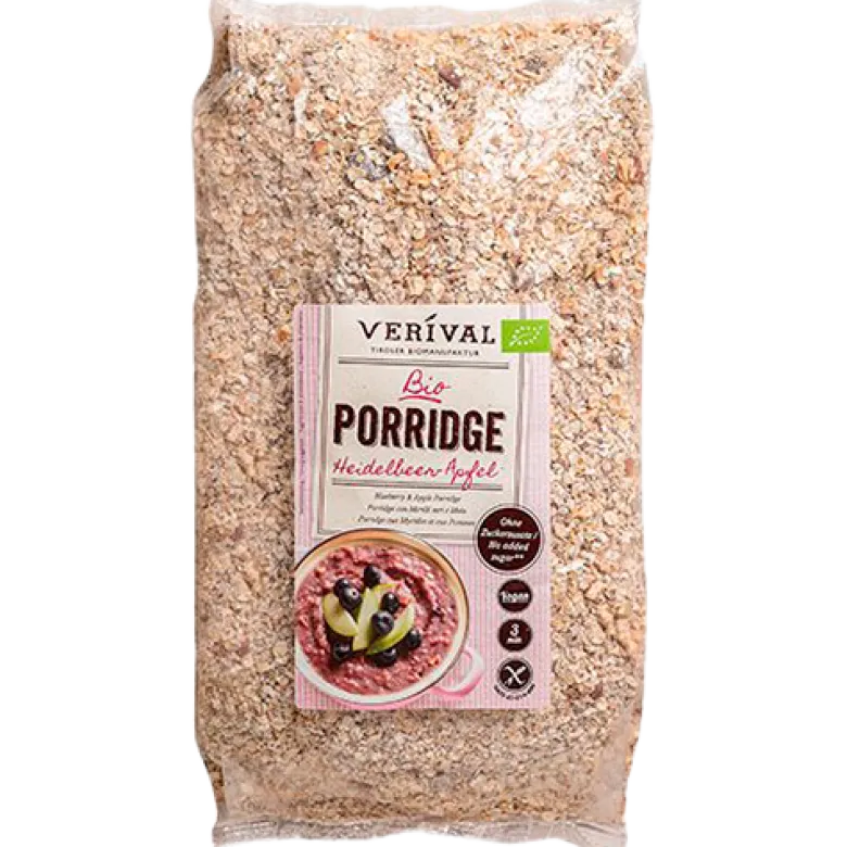 Verival Grød Blåbær/Æble Ø (1500 g)