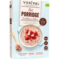 Verival Grød Jordbær/Chia Ø (350 g)
