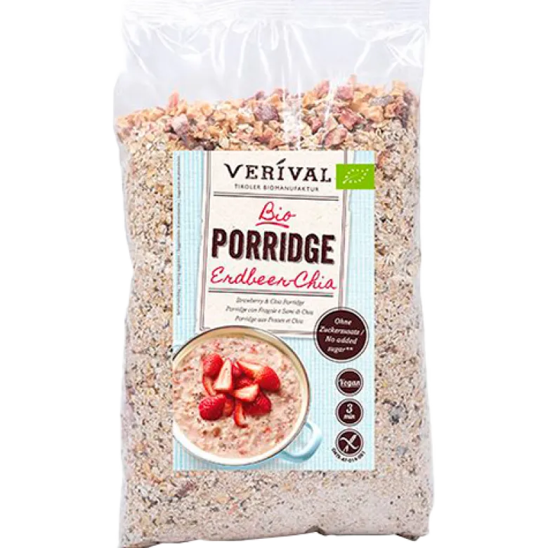 Verival Grød Jordbær/Chia Ø (1500 g)