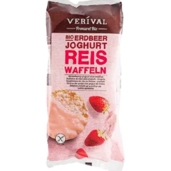 Verival Ris Vaffel Jordbær Ø (100 g)