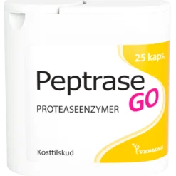 Verman Peptrase GO (25 kaps)