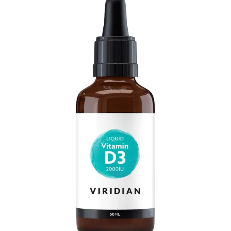 Viridian D3 Vitamin 2000IU Flydende (50 ml)