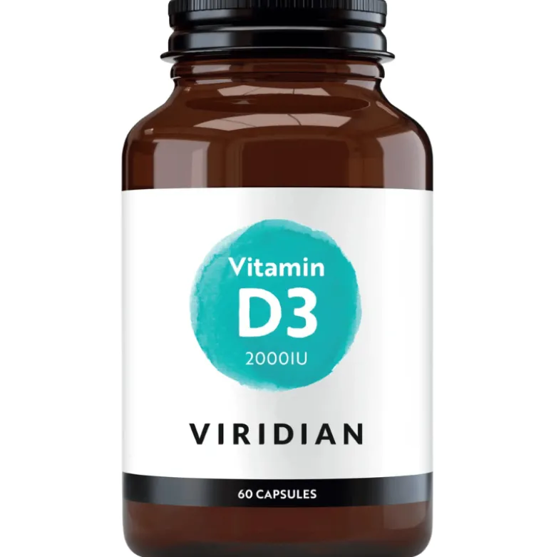 Viridian D3 Vitamin 2000IU (60 kaps)
