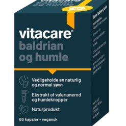 VitaCare Baldrian og Humle (60 tabletter)
