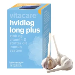 VitaCare Hvidløg Long Plus (120 tabletter)