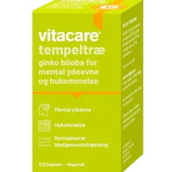 VitaCare Tempeltræ - Ginkgo Biloba (120 kaps.)