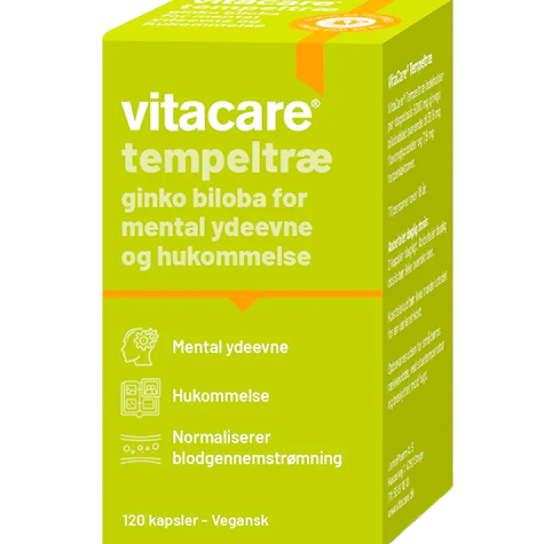 VitaCare Tempeltræ - Ginkgo Biloba (120 kaps.)