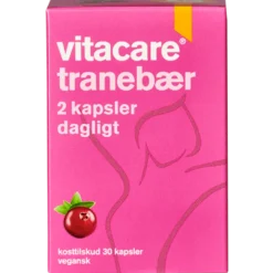 VitaCare Tranebær 250 mg (30 kapsler)