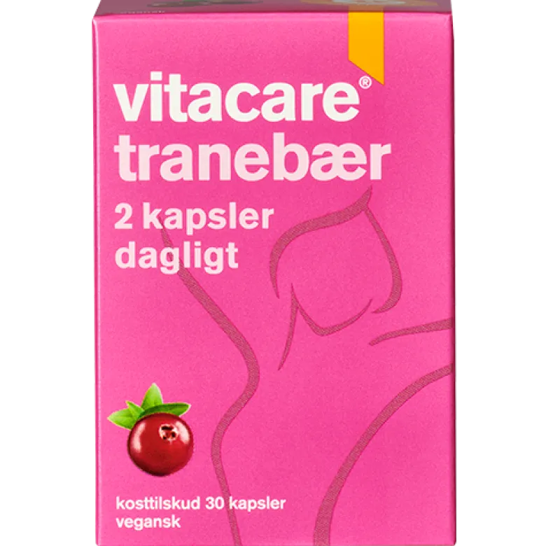 VitaCare Tranebær 250 mg (30 kapsler)