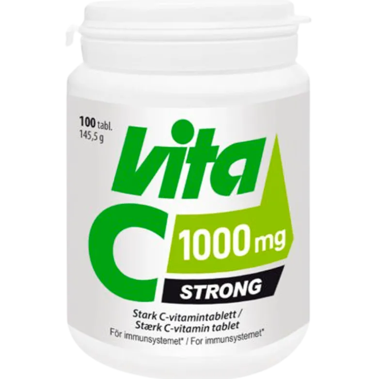 Vita C Stærk C-vitamintablet (100 tab)