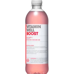 Vitamin Well Boost Hindbær Blåbær (500 ml)