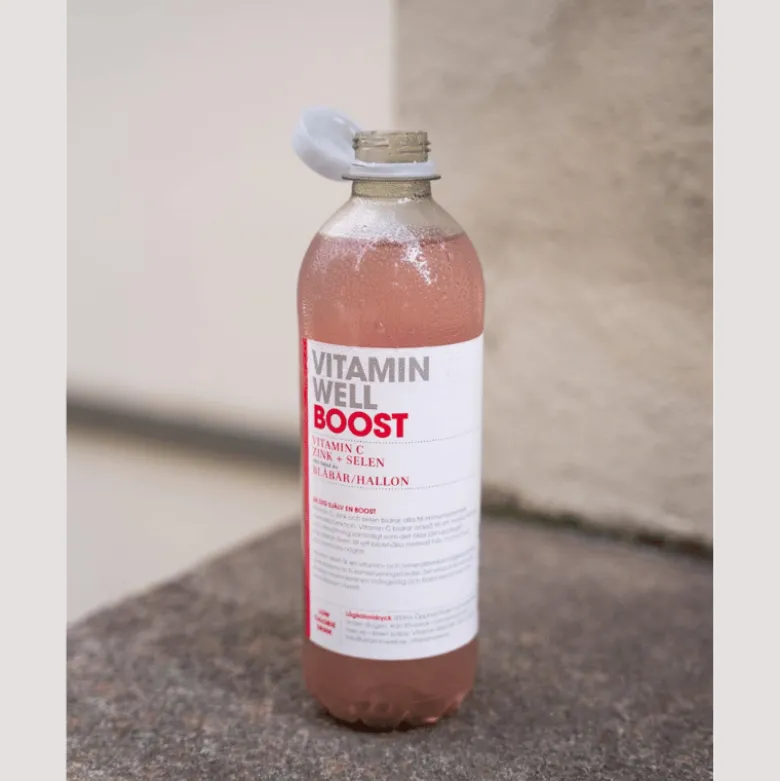 Vitamin Well Boost Hindbær Blåbær (500 ml)