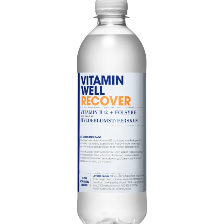Vitamin Well Recover - Hyldeblomst Fersken (500 ml)