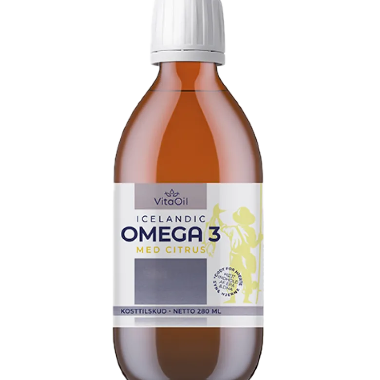 VitaOil Icelandic Omega 3 Med Citrus (280 ml)