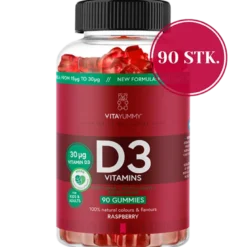 VitaYummy D3 Raspberry (90 stk)