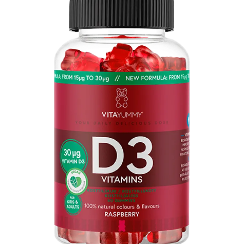 VitaYummy D3 Vitamin Gummies (60 stk)