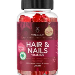 VitaYummy Hair & Nails Cherry Christmas Edition (60 stk)