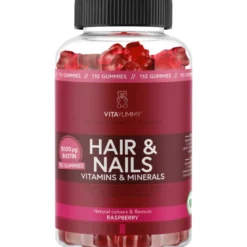 VitaYummy Hair & Nails Raspberry (110 stk)