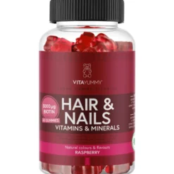 VitaYummy Hair & Nails Raspberry (60 stk)