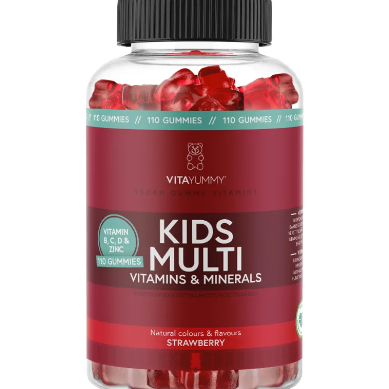 VitaYummy Kids Multi (Strawberry) (110 stk)
