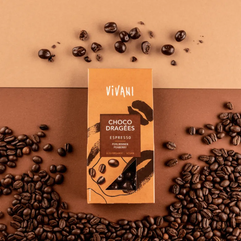 Vivani Choco Dragee Espresso Ø (75 g)