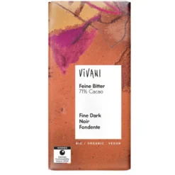 Vivani chokolade bitter 71 % Ø 80 gr.