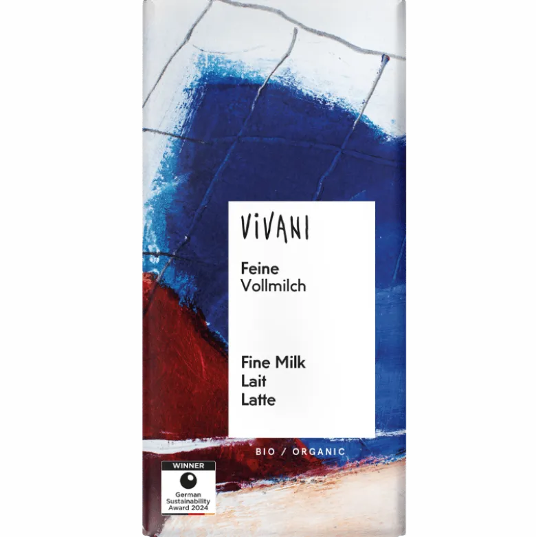 Vivani Lys Chokolade Ø (80 g)