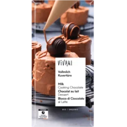 Vivani Overtrækschokolade Lys Ø (150 g)