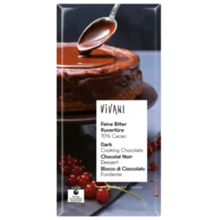 Vivani Overtrækschokolade Mørk Ø (150 g)
