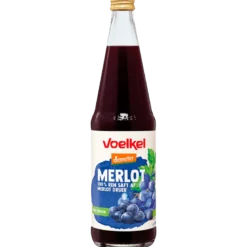 Voelkel Merlot Rød Druesaft Demeter (700 ml)
