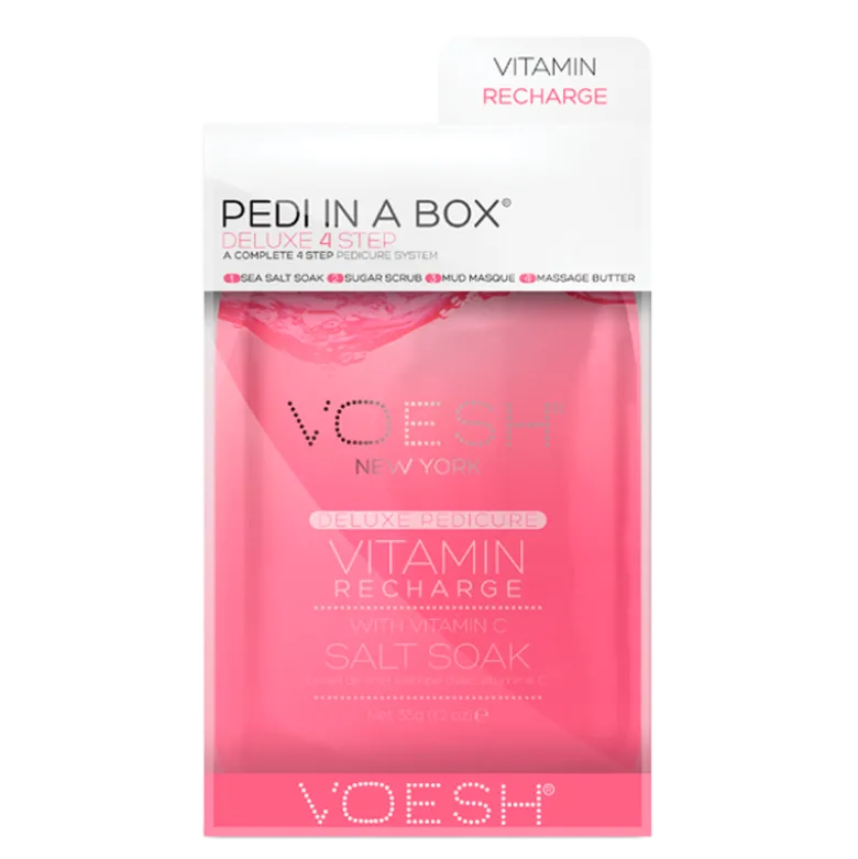 VOESH Pedi In A Box Deluxe 4 Step Pedicure Vitamin Recharge (1 stk)