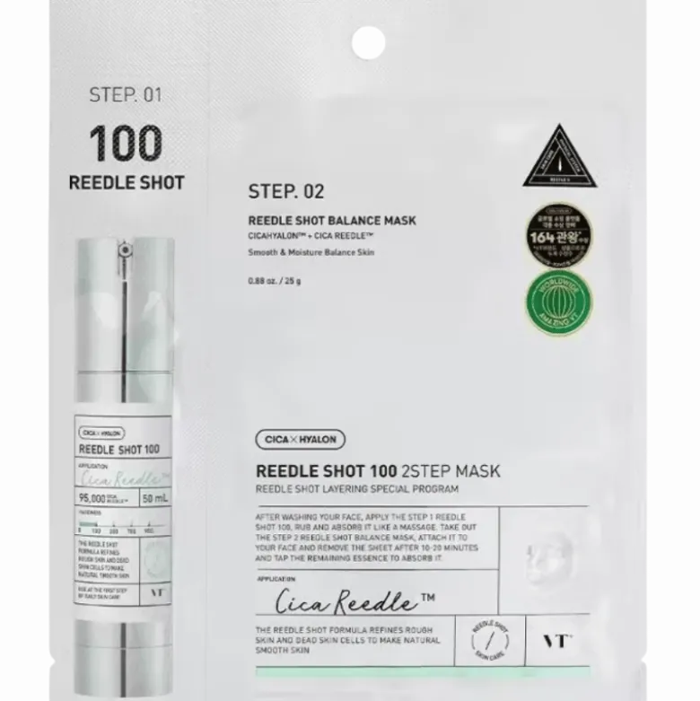VT Cosmetics Reedle Shot 100 2-Step Mask (1 stk)