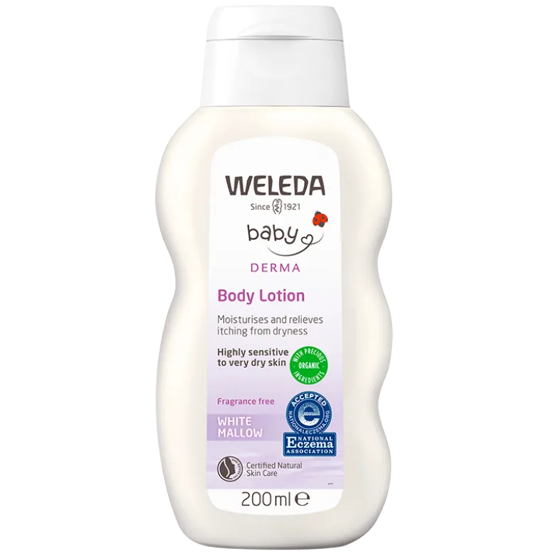 Weleda Baby Derma White Mallow Bodylotion (200 ml)