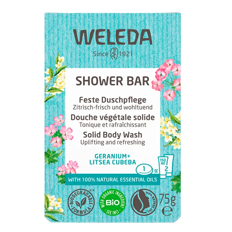 Weleda Shower Bar Geranium (75 g)