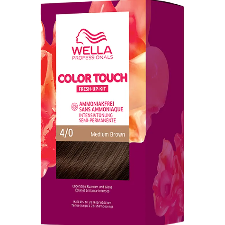 Wella Color Touch Pure Naturals Medium Brown 4/0 (130 ml)
