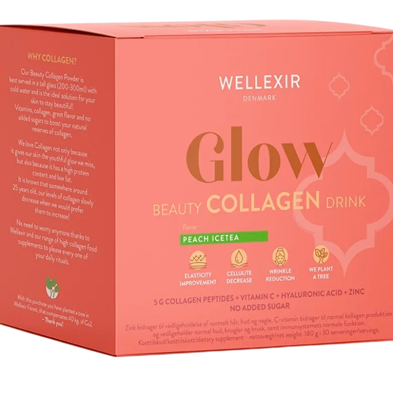 Wellexir Glow Beauty Drink Peach Ice Tea (30x6 g)