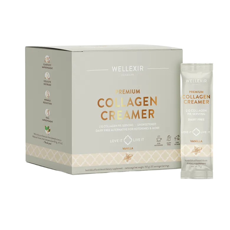 Wellexir Premium Collagen Creamer Vanilla (30 stk)