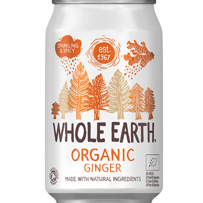 Whole Earth Ingefær sodavand Ø (330 ml)