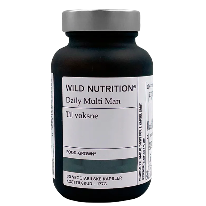 Wild Nutrition Food-Grown Daily Multi Man (60 kaps)
