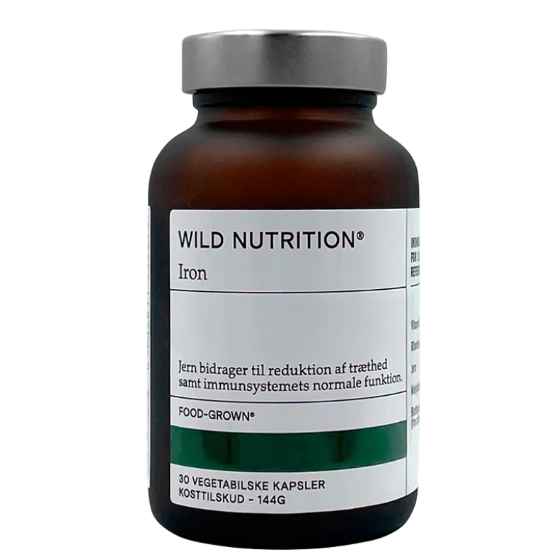 Wild Nutrition Food-Grown Jern (30 kaps)