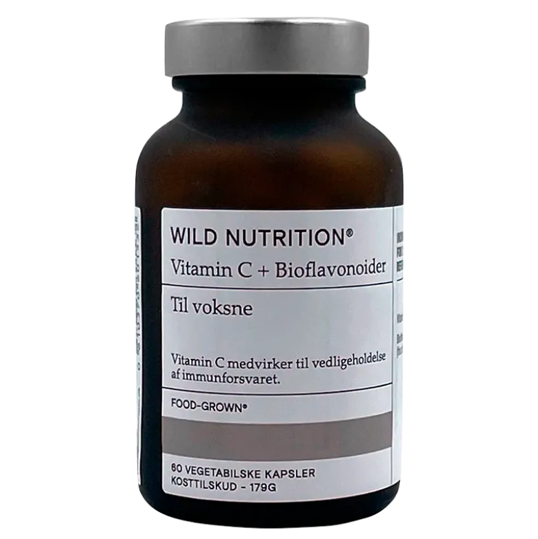 Wild Nutrition Food-Grown Vitamin C & Bioflavonoids (60 kaps)