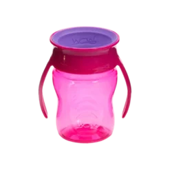 WOW Baby Kop Spildfri Pink Tritan (207 ml)