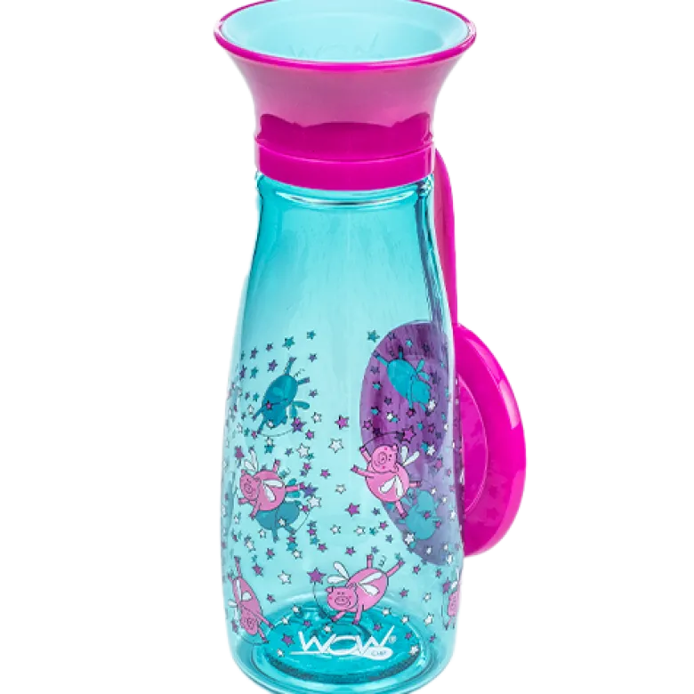WOW Cup Mini Turkis/Pink Tritan (350 ml)