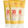 3 x Derma Sun Sollotion Høj SPF 30 (200 ml)