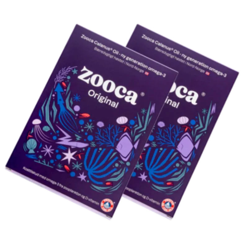 2 x Nordfolk/Zooca - Omega 3 (60 kapsler)