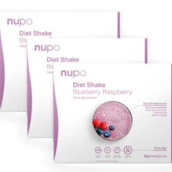 3 x Nupo Diet Shake Blueberry Raspberry (960 g)