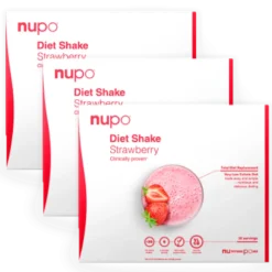 3 x Nupo Diet Shake Strawberry (960 g)