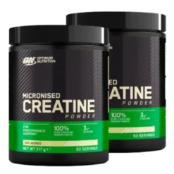 2 x Optimum Nutrition Creatine Powder Unflavored (317 g)