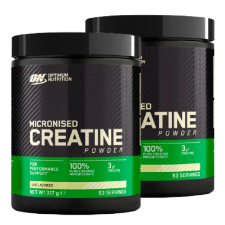 2 x Optimum Nutrition Creatine Powder Unflavored (317 g)