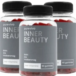 3 x Pureviva Hair Vitamins (60 gummies)